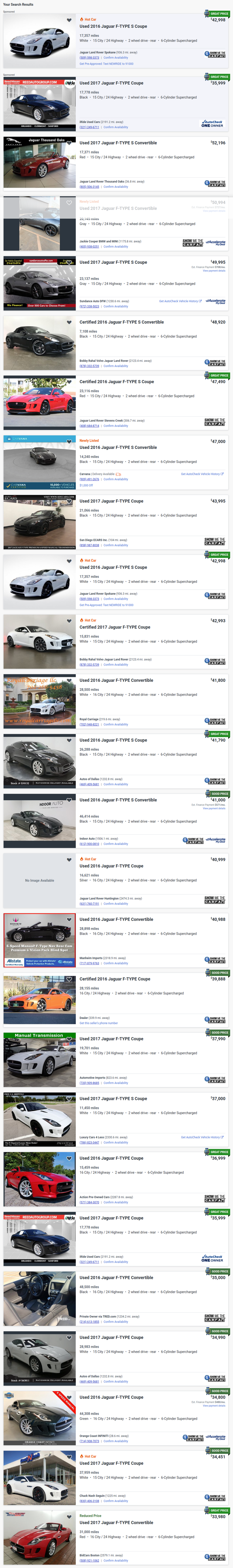 Illustration for article titled You Can Buy The Best Jaguar F-Type For The Price Of A V8 Mustang